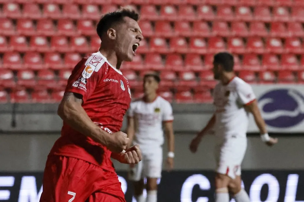 Cristian Insaurralde dejaría Union La Calera para partir a Union Espanola este 2025. (Foto: Andres Pina/Photosport)
