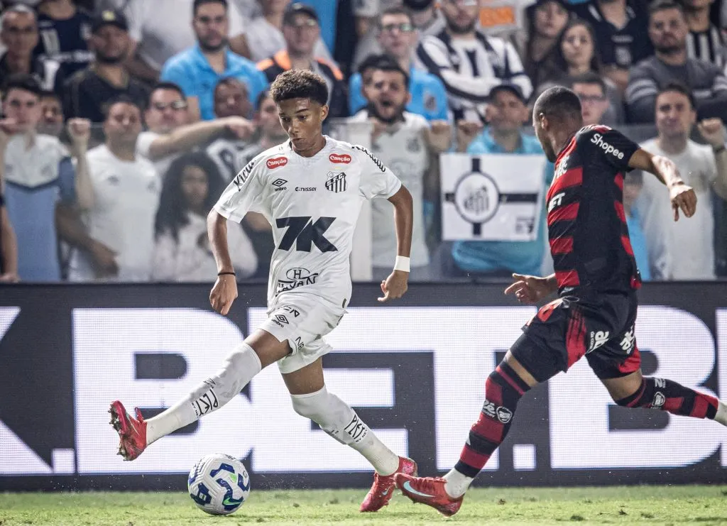 Robinho Junior debutó en Santos
