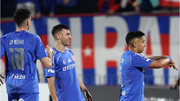 Felipe Salomoni jugó por primera vez con Universidad de Chile. Fue ante Guaraní, su ex club.