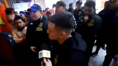 Pablo Aránguiz salió a darles la cara a los hinchas de Unión Española.