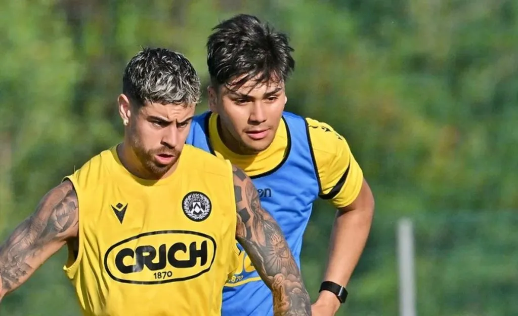 Damián Pizarro vivirá en este 2025-26 su segunda temporada en el extranjero. | Foto: Udinese.