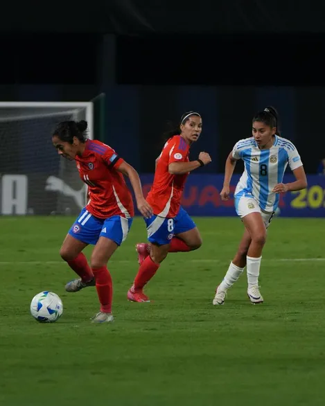 La Roja perdió por 2-1 frente a las Albicelestes en la Copa América Femenina 2025