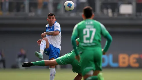 Gary Medel y una visita que lo dejó muy chocho ante Audax Italiano.