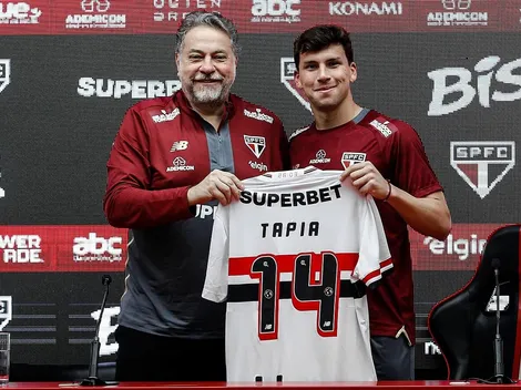 "Crespo ve algo positivo en mí": Tapia fue presentado en Sao Paulo