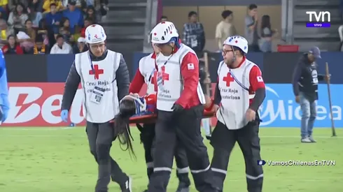 Vaitiare Pardo salió en camilla del duelo de la Roja