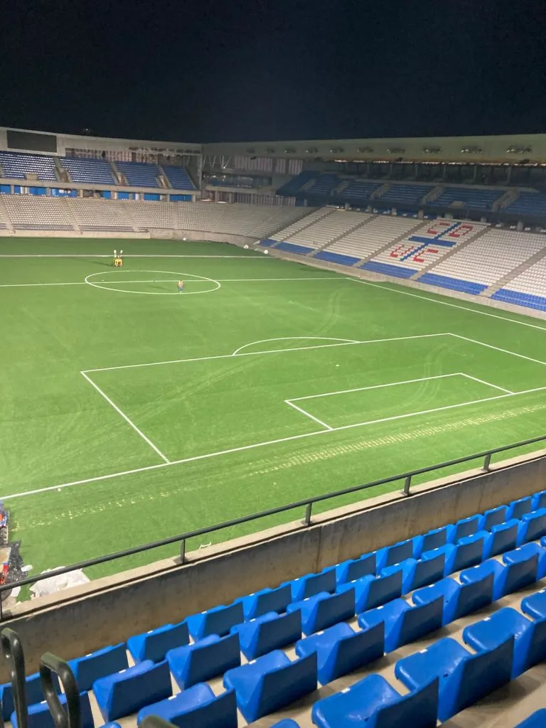 La espectacular vista de la segunda bandeja de la galería Mario Lepe  (Redgol)