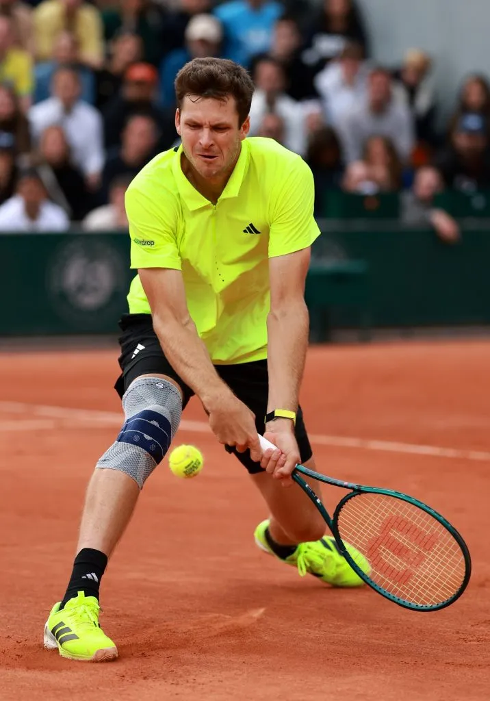 Hubert Hurkacz en Roland Garros 2025 (Getty Images).