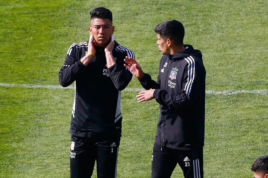 Esteban Pavez ya ve a Brayan Cortés fuera de Colo Colo. | Foto: Photosport.