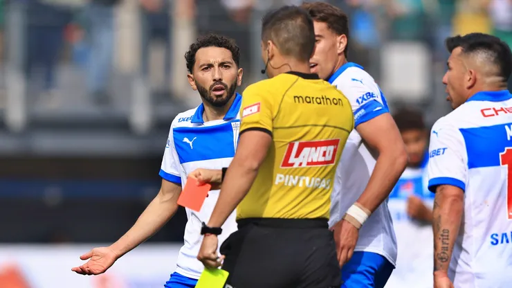Cristián Cuevas fue informado por el árbitro Cristián Garay.