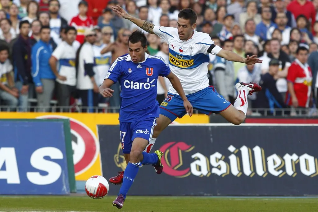 U de Chile demora el arribo de Eduardo Vargas. Foto: MARCELO HERNANDEZ/PHOTOSPORT.
