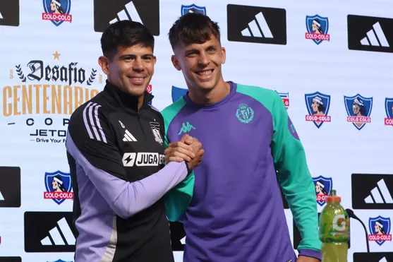 Conferencia de prensa capitanes de Colo Colo y Real Valladolid previo al amistoso – Photosport