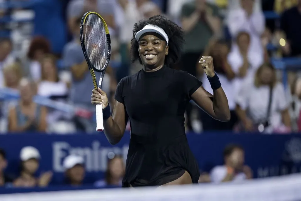 Venus Williams en el WTA 500 de Washington (Getty Images).