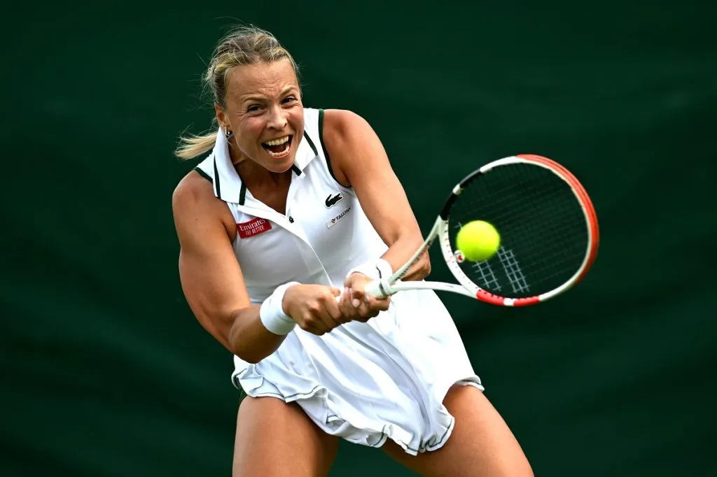 Anett Kontaveit juega su último partido en Wimbledon 2023 (Getty Images).