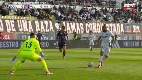 Para qué te traje de Vidal en Colo Colo contra Real Valladolid.