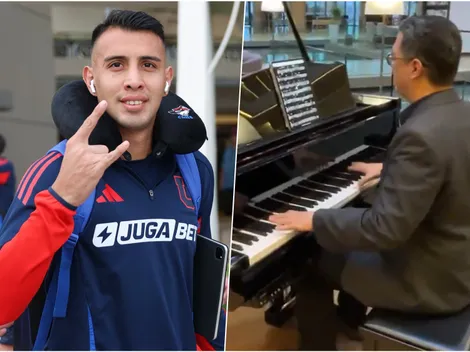 Emotivo recibimiento y arenga a la U en su hotel de Asunción