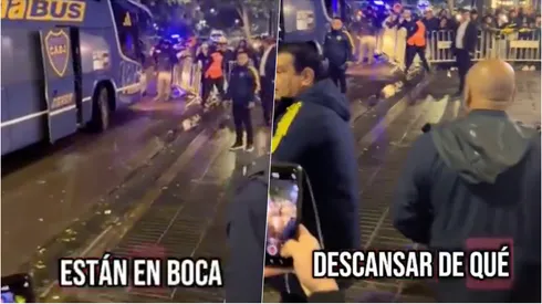 Los hinchas de Boca insultaron al plantel