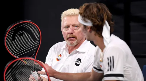 Boris Becker y Alexander Zverev