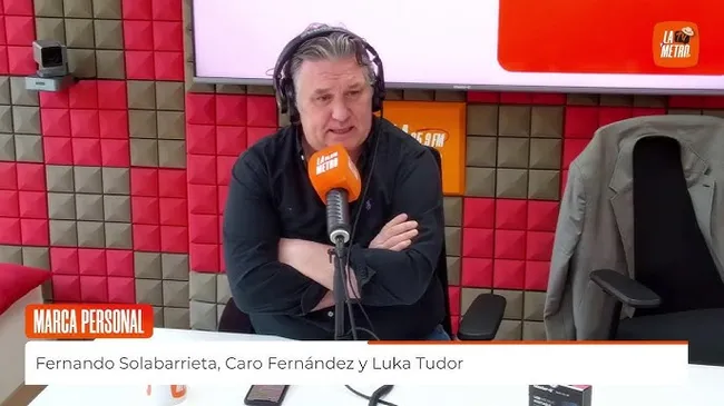Hoy, Luka Tudor está en el programa Marca Personal de Radio La Metro. Foto: Captura.