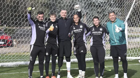 Campos entrenó con el plantel femenino de Colo Colo