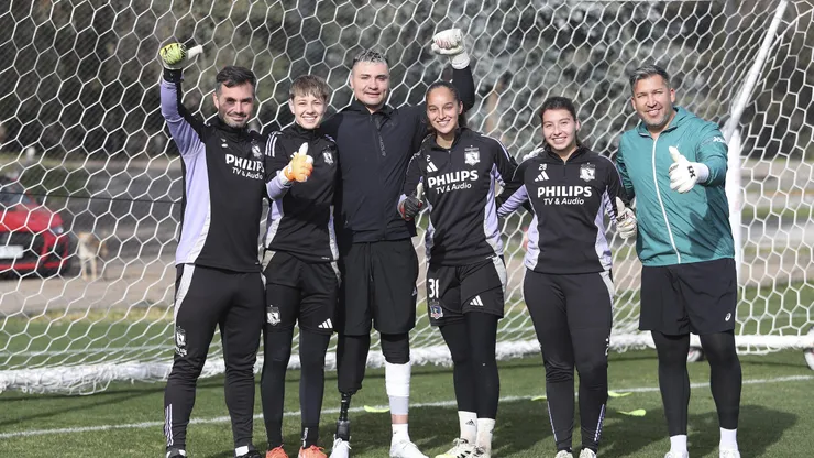 Campos entrenó con el plantel femenino de Colo Colo