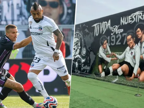 Vidal filtra el nuevo mural de Arellano en el Monumental