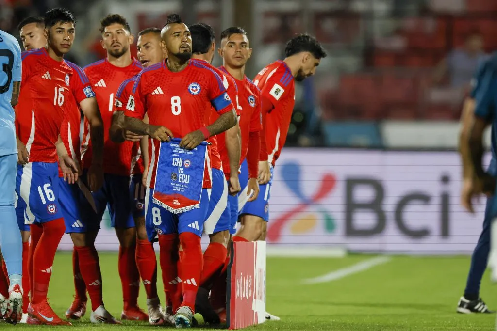 La Generación Dorada quedaría fuera de los últimos partidos de Chile en las Eliminatorias Sudamericanas. Foto: Photosport.