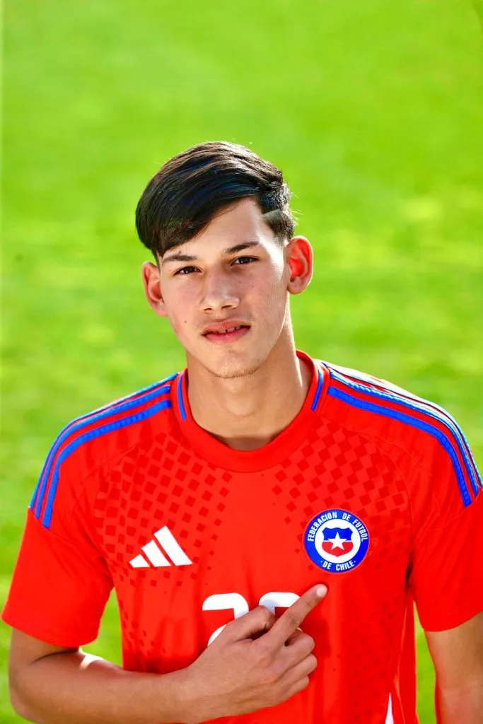 Giovanni Rubortone, desde Rosario a la Selección Chilena Sub 15 (Carlos Parra/Comunicaciones FFCH)