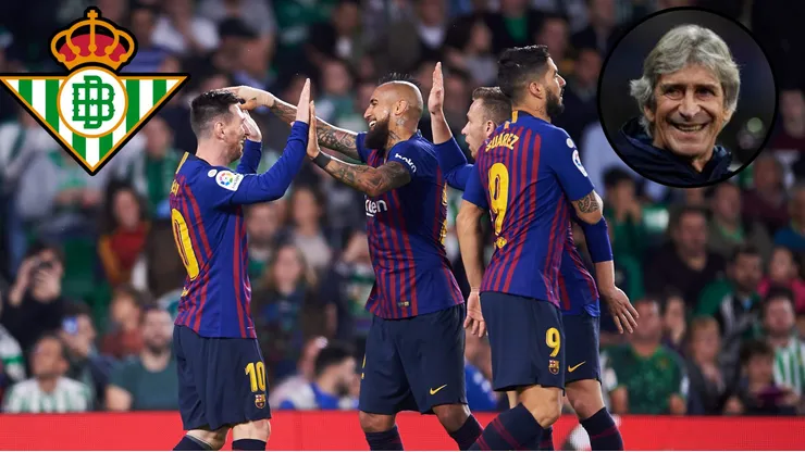 Se mueve con todo el Betis del chileno.