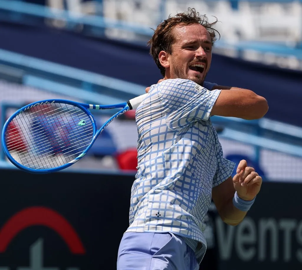Daniil Medvedev durante el Citi Open 2025 (Getty Images).