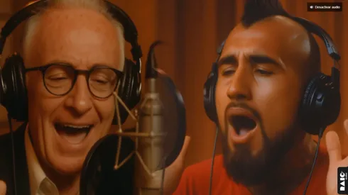 Pedro Carcuro y Arturo Vidal cantan We Are The World hecho con IA