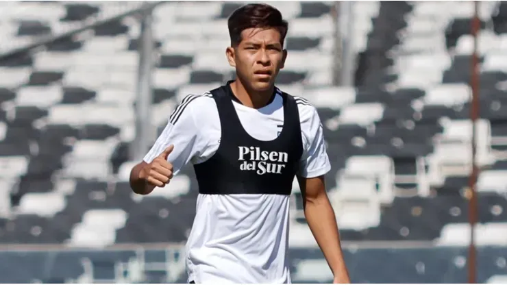 Ervin Vaca fue parte de las juveniles de Colo Colo durante la temporada 2022. (Foto: Colo Colo)