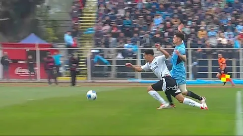 Salomón se perdió un gol claro y se fue expulsado