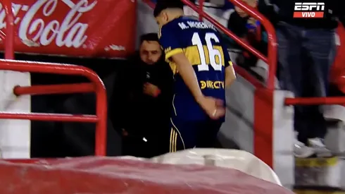 Miguel Merentiel explotó de rabia en Boca