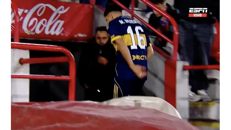 Miguel Merentiel explotó de rabia en Boca