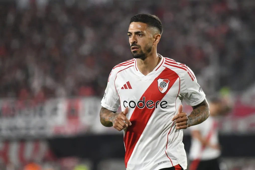 Manuel Lanzini ha jugado poco y nada en esta 2025 con la camiseta de River Plate. | Foto: Getty Images.