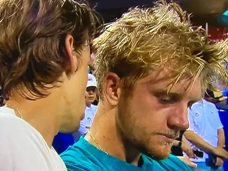 Nunca ganó un título, lloró tras perder otra final y su rival lo consuela