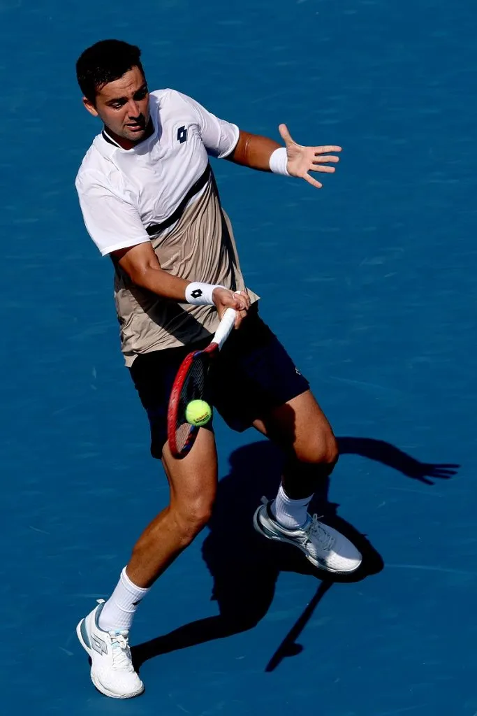 Tomás Barrios en su debut en el Masters 1000 de Toronto (Getty Images).