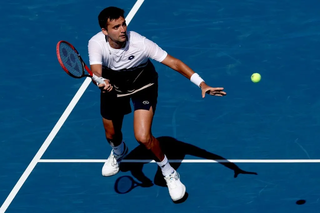 Tomás Barrios en su debut en el Masters 1000 de Toronto (Getty Images).