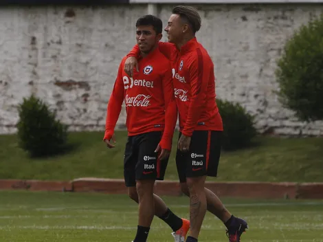 La emoción de Edson Puch al reencontrarse con Eduardo Vargas