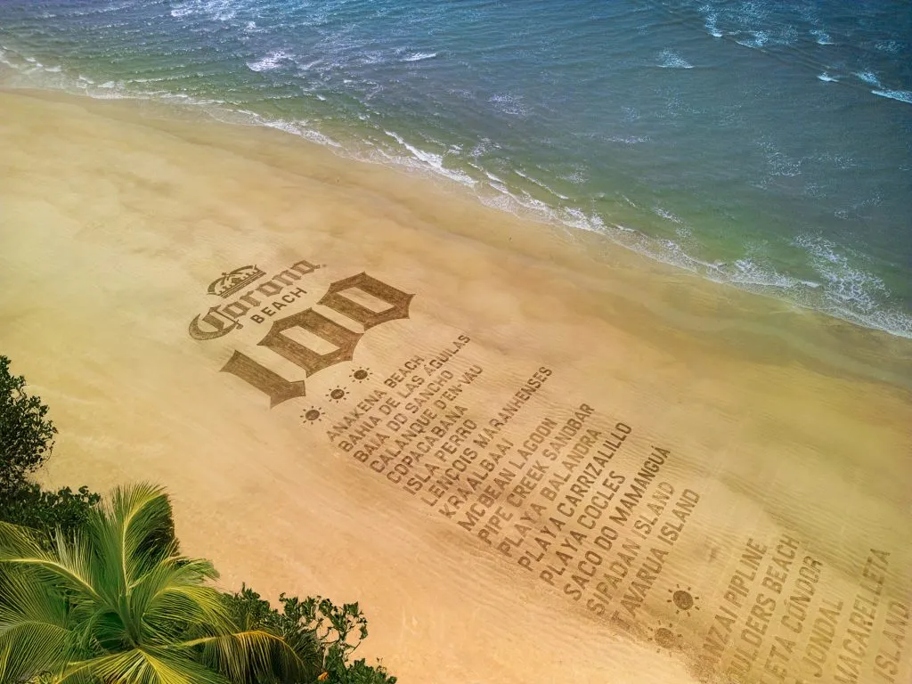 La campaña Corona Beach 100 forma parte de la celebración global de los 100 años de la marca.