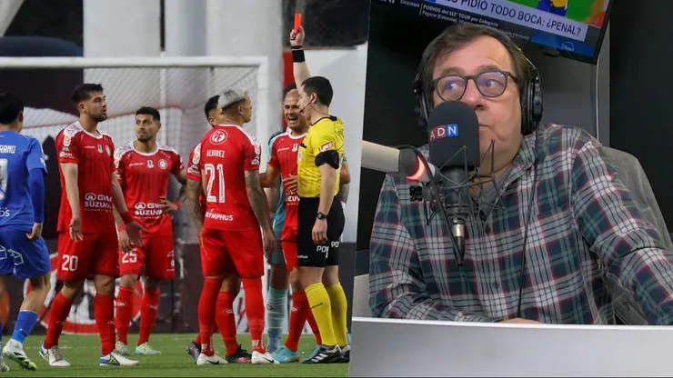 Danilo Díaz no estuvo de acuerdo con el árbitro Franco Jiménez.