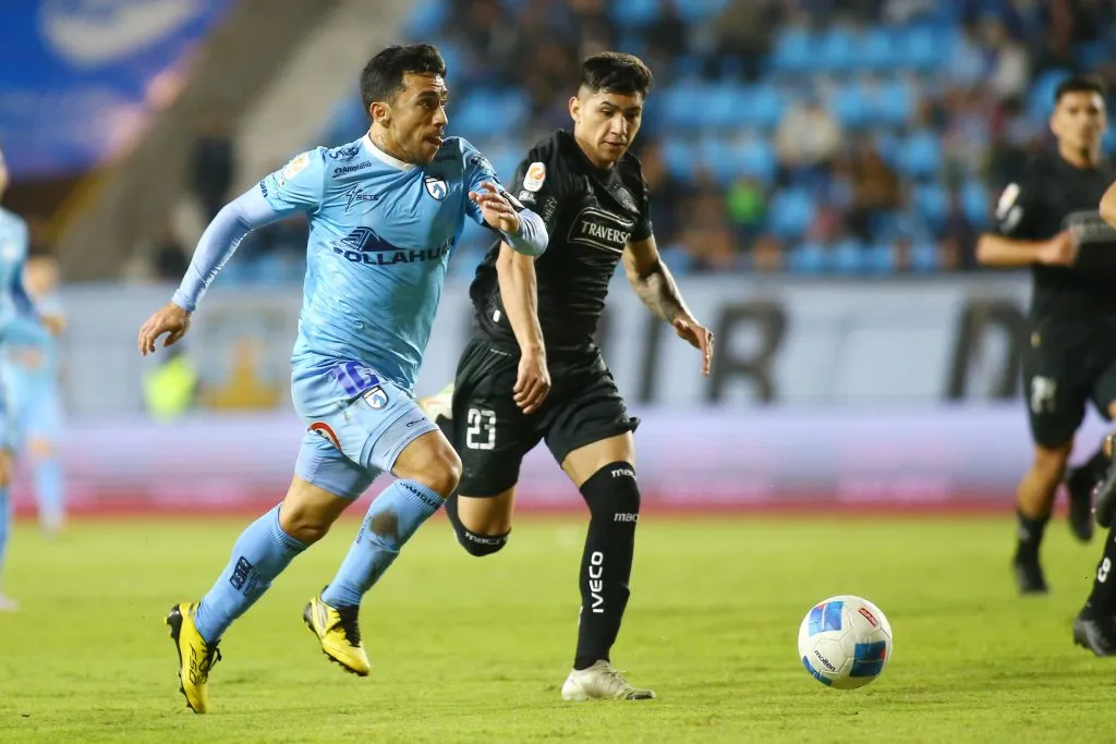 Esteban Matus ante Deportes Iquique. Ese partido acabó con las chances de ir a la U este año. (Alex Diaz/Photosport).