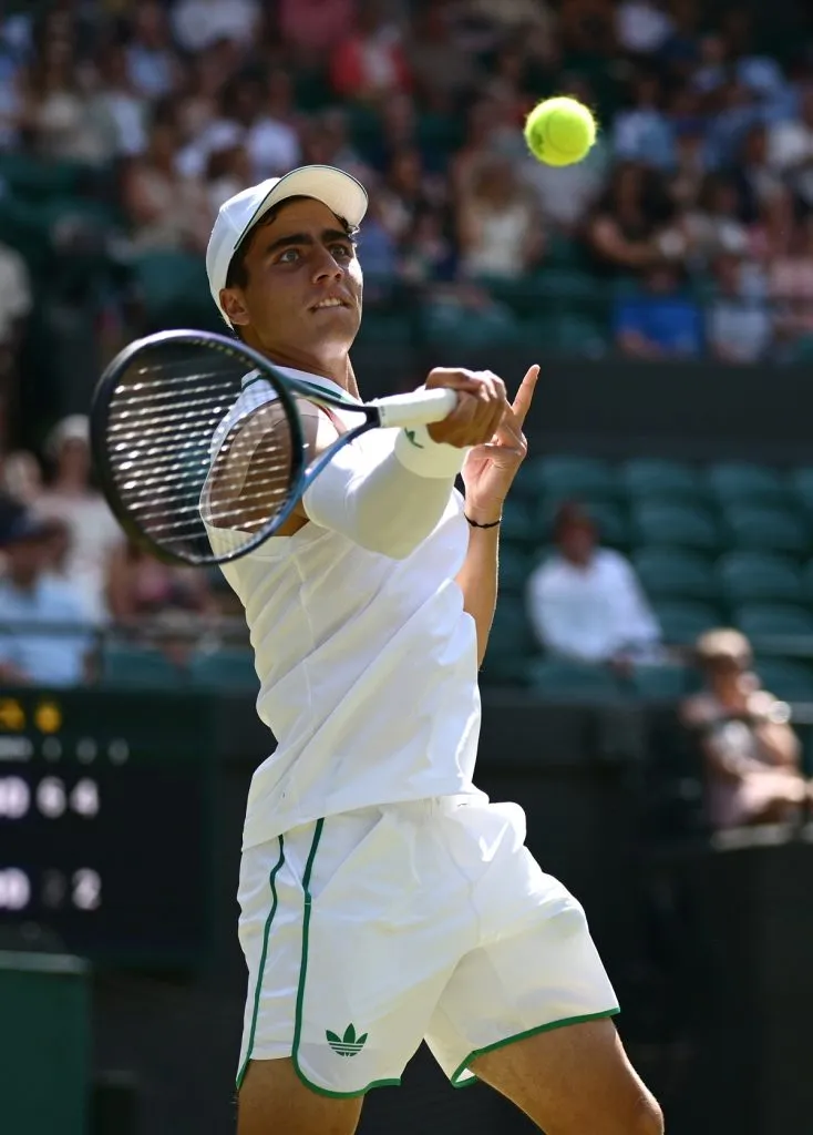 Ivan Ivanov contra Ronit Karki durante Wimbledon 2025 (Getty Images).