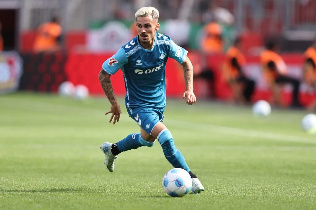 Rodri Sánchez llenó de elogios a Pellegrini. (Photo by Christof Koepsel/Getty Images)