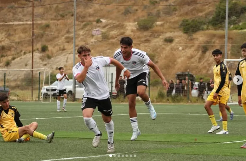 Fidel Tourn celebra un gol ante Coquimbo Unido. (Captura Instagram).