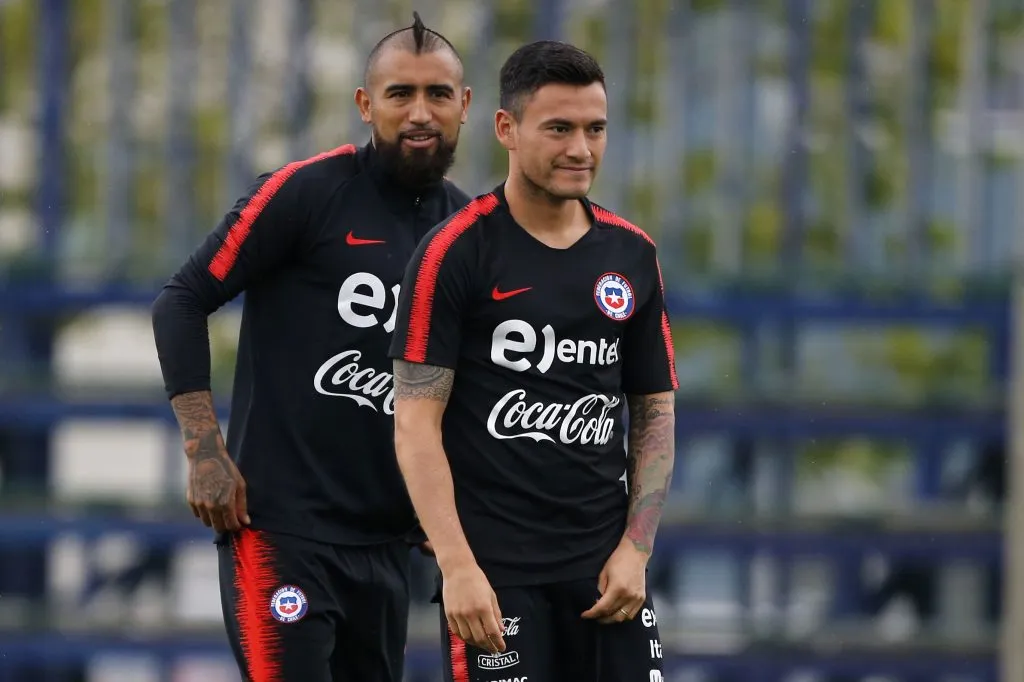 Vidal y Aránguiz compartieron mucho en la selección chilena