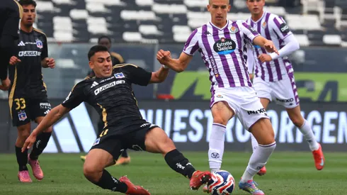 Nicolás Suárez entrenó con el primer equipo de Colo Colo tras su partido ante Valladolid