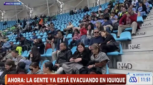 En Iquique empezó la evacuación por alerta de tsunami