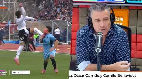 Solabarrieta explicó lo que él observa en la jugada de Saldivia.