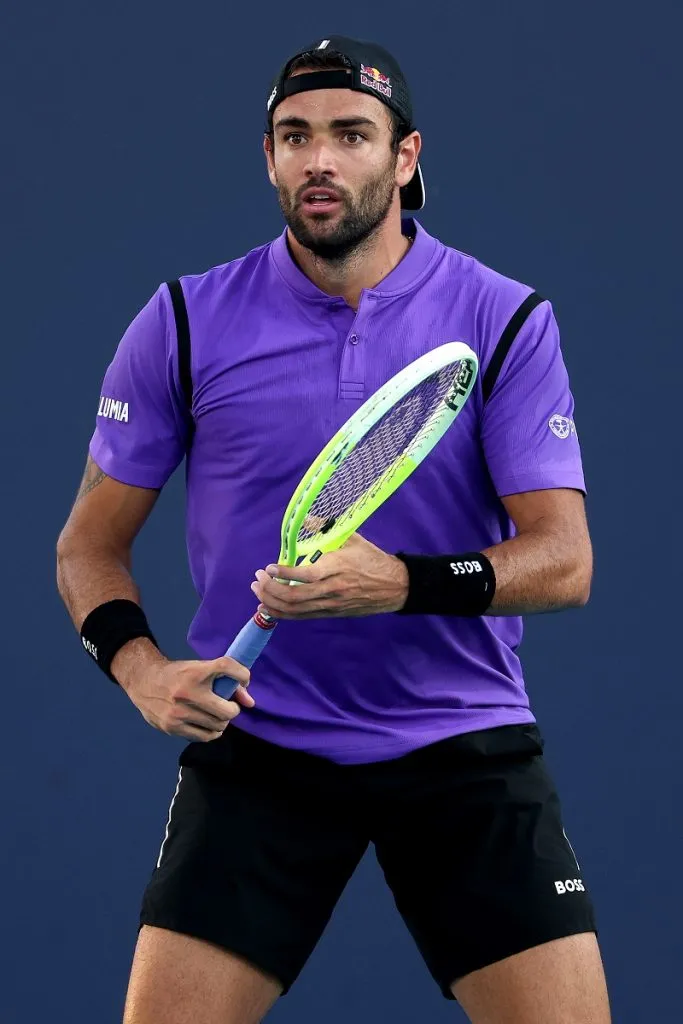 Matteo Berrettini durante el Miami Open 2025 (Getty Images).